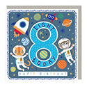 Card 8 Today Space Animals Birthday